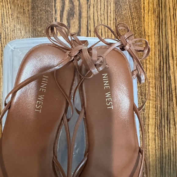 Nine West Women's Candid Strappy Tie-Up Espadrille Sandals, size 9.5 - Picture 10 of 13